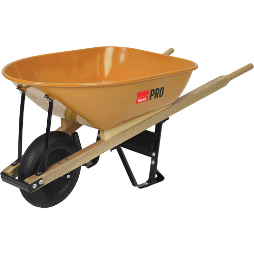 Pro Heavy-Duty Wheelbarrow, 6 cu. ft., Steel Tray The Estey Group