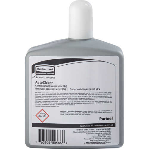 Produit d'entretien pour drain et nettoyeur de cuvette de rechange AutoClean de Purinel, 9,8 oz, Bouteille The Estey Group