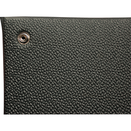 Comfort-King Anti-Static Matting, 2' W x 3' L x 3/8" T, Pebbled, Grey The Estey Group