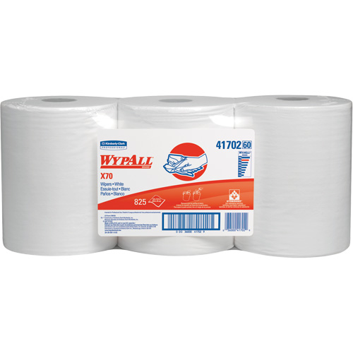 Chiffons industriels de qualit&eacute; sup&eacute;rieure X70 WypAll, Robuste, 13-2/5' lo x 9-4/5" la The Estey Group