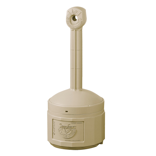 Cendriers Smoker's Cease-Fire, Sur pied, Plastique, Capacit&eacute; 4 gal. US, Hauteur 38-1/2" The Estey Group