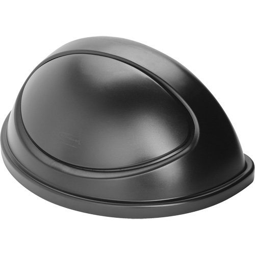 Untouchable&reg; Containers, Half Round Lid, Plastic/Polyethylene, Fits Container Size: 21-5/16" x 21-1/3" The Estey Group