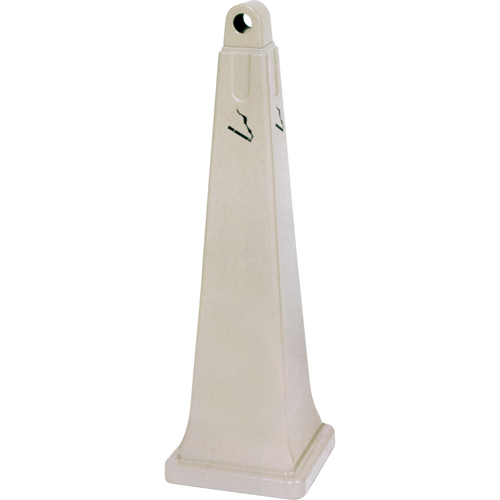 Groundskeeper Cigarette Waste Collectors, Free-Standing, Plastic, 1 US gal. Capacity, 39-3/4" Height The Estey Group
