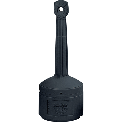 Smokers Cease-Fire&reg; Cigarette Butt Receptacle, Free-Standing, Plastic, 4 US gal. Capacity, 38-1/2" Height The Estey Group