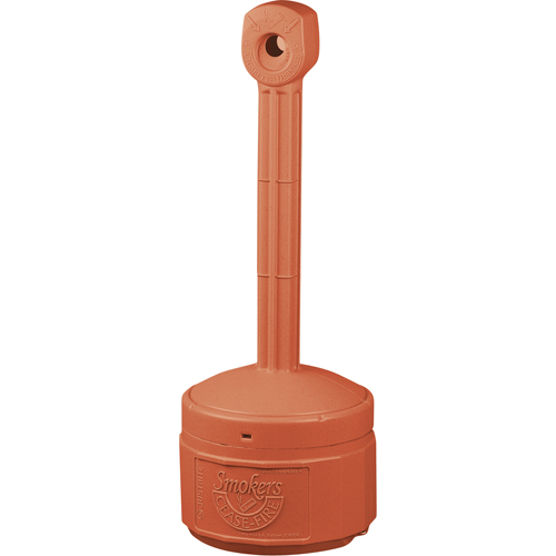 Smokers Cease-Fire&reg; Cigarette Butt Receptacle, Free-Standing, Plastic, 1 US gal. Capacity, 30" Height The Estey Group