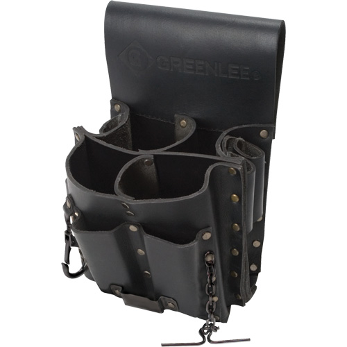 Tool Belt Pouch, Multiple Tool Holder, Leather, 8 Pockets The Estey Group