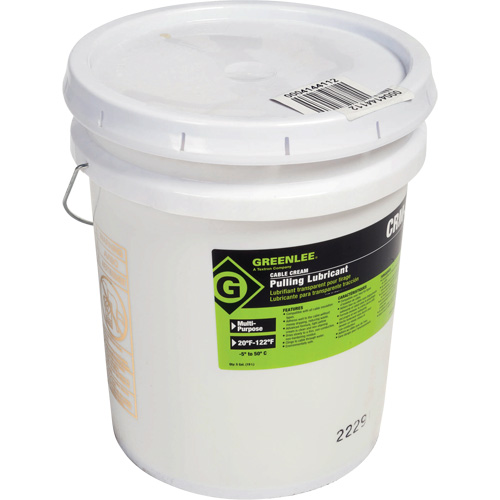 Lubrifiant en cr&egrave;me pour tirage de c&acirc;ble, Seau The Estey Group