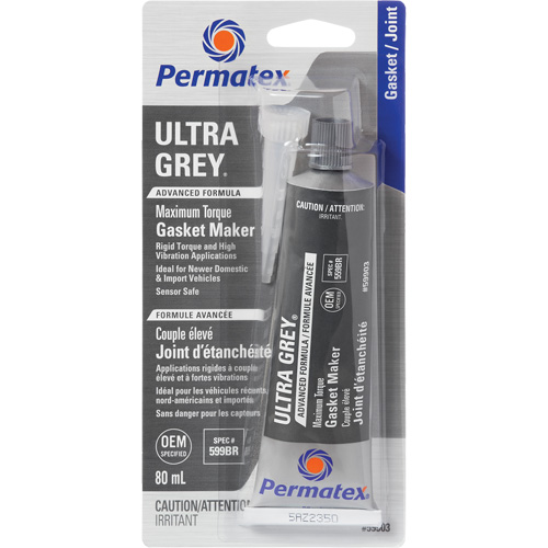 Compos&eacute; &agrave; joints Ultra Grey, Tube, 80 ml, -54°C - 260°C/-65°F - 500°F The Estey Group