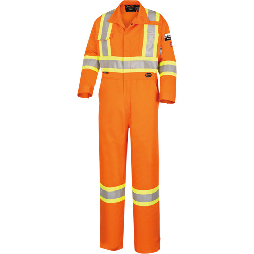 5555 High Visibility FR Rated & Arc Rated Safety Coveralls, Size 36, High Visibility Orange, 11 cal/cm² The Estey Group