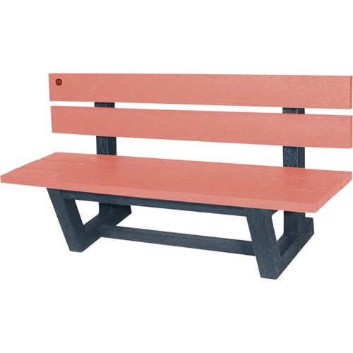 Bancs de parc d'ext&eacute;rieur, Plastique recycl&eacute;, 60" lo x 22-13/16" la x 29-13/16" h, S&eacute;quoia The Estey Group