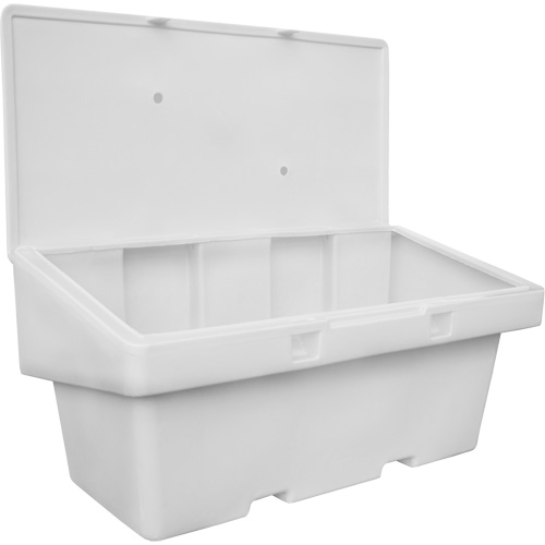 Contenants pour sel & sable SOS, Avec Moraillon, 72" x 36" x 36", 36 pi³, Gris The Estey Group