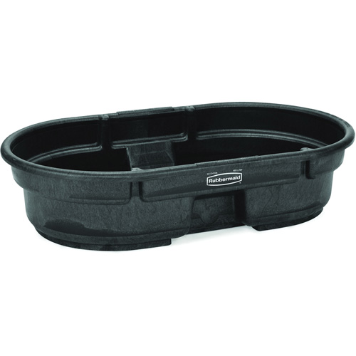 Stock Tank, 40" D x 51.6" W x 12" H, 400 lbs. Capacity, Black The Estey Group