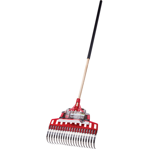 Multi-Purpose Lawn Rake, 20" Blade, 20 Tines, Hardwood Handle, Steel Blade The Estey Group