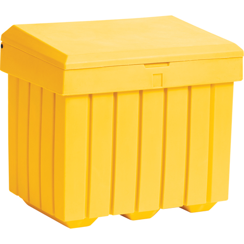 Conteneur d'entreposage &eacute;conomique pour sel/sable, 32" x 23" x 27-1/2", 10 pi³, Jaune The Estey Group