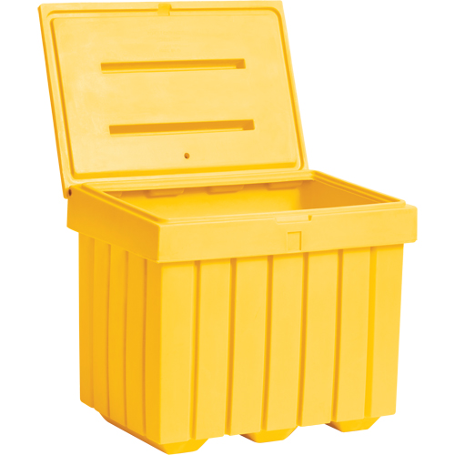 Conteneur d'entreposage &eacute;conomique pour sel/sable, 32" x 23" x 27-1/2", 10 pi³, Jaune The Estey Group