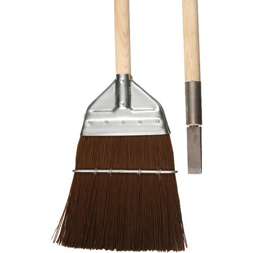 Railway & Track Broom with Chisel, Wood Handle, Polypropylene Bristles, 56" L The Estey Group