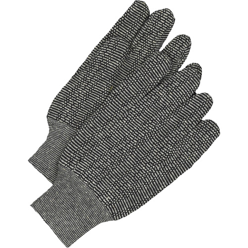 Gants en jersey classiques, Taille unique, Poivre et sel, Non doubl&eacute;, Poignet en tricot The Estey Group