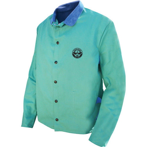 Veste de soudage Gander Brand Banox FR, Coton, 3T-Grand, Vert The Estey Group