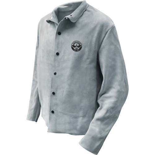 Veste de soudeur, Cuir, T-Grand, Gris The Estey Group