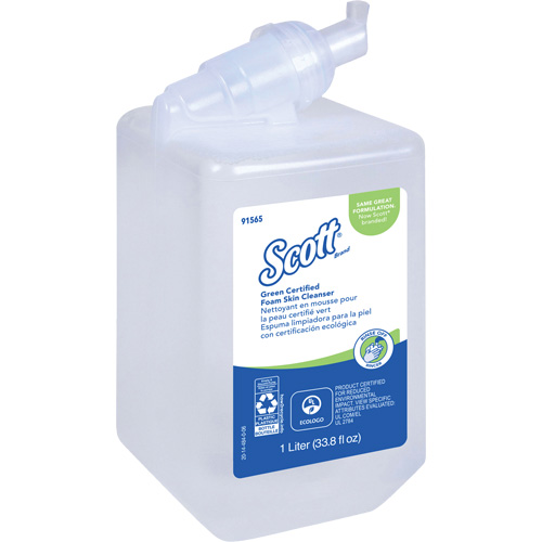 Nettoyant pour la peau certifi&eacute; &eacute;cologique Essential de Scott, Liquide, 1 L, Cartouche en plastique, Sans parfum The Estey Group