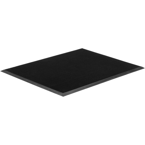 Tapis Gritstop Fingermat, Caoutchouc, Grattoir Type, Motif Textur&eacute;, 2-2/3" x 3-3/4", Noir The Estey Group