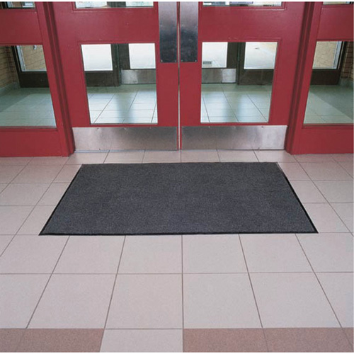 Tapis Poly-Tuft, Essuie-pieds, 4' x 6' x 5/16", Charbon The Estey Group
