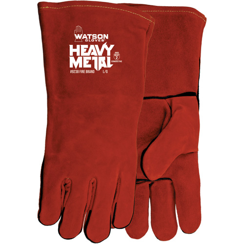 Fire Brand Welding Gloves, Split Cowhide, Size One Size The Estey Group