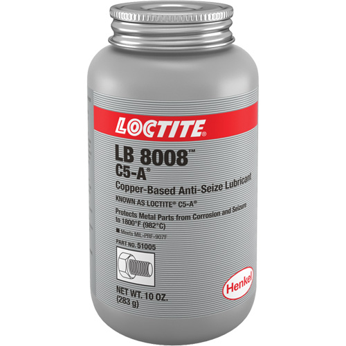 Copper Based Anti-Seize Lubricant, 10 oz., Brush Top Can, 1800°F (982°C) Max Temp. The Estey Group