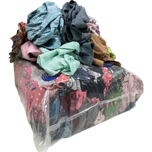 Special Wiper Rags, Mix Colours, 20 lbs. The Estey Group