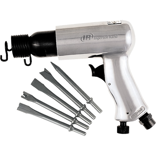 Air Hammer with Chisel Set, 3 CFM, 1/4" NPT, 3500 BPM, 11/16" x 2-5/8" (17.46mm x 66.68mm) The Estey Group