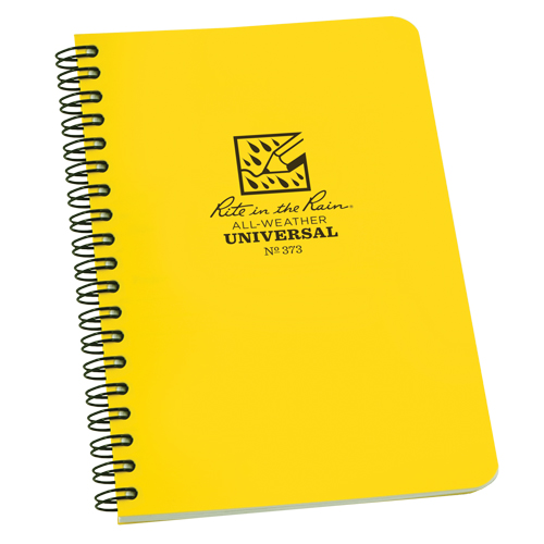 Side-Spiral Notebook, Soft Cover, Yellow, 64 Pages, 4-5/8" W x 7" L The Estey Group
