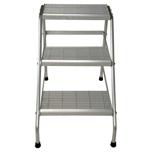 Aluminum Step Stand, 3 Steps, 34-9/16" x 22-13/16" x 30" High The Estey Group