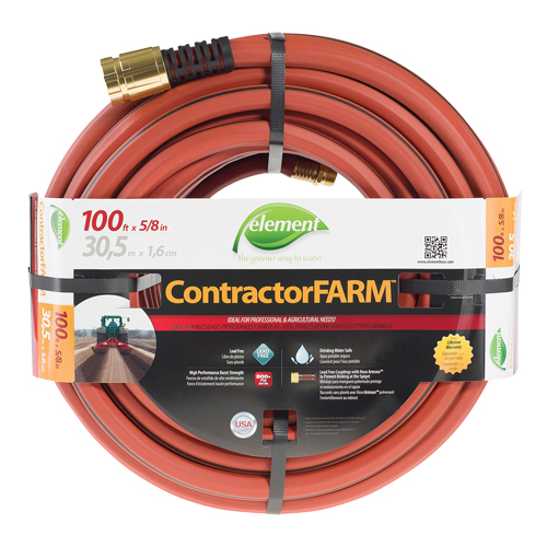 Contractor/FARM Water Hose, PVC, 5/8" dia. x 100' The Estey Group