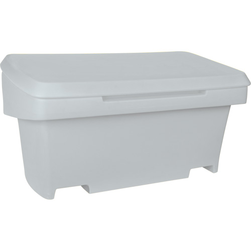 Contenant de rangement robuste pour l'ext&eacute;rieure pour sel et sable, 24" x 48" x 24", 10 pi³, Gris The Estey Group