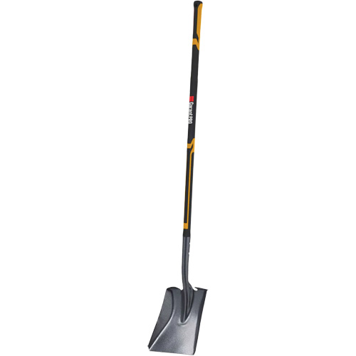 Pro Square Point Shovel, Fibreglass, Tempered Steel Blade, Straight Handle, 48" Long The Estey Group
