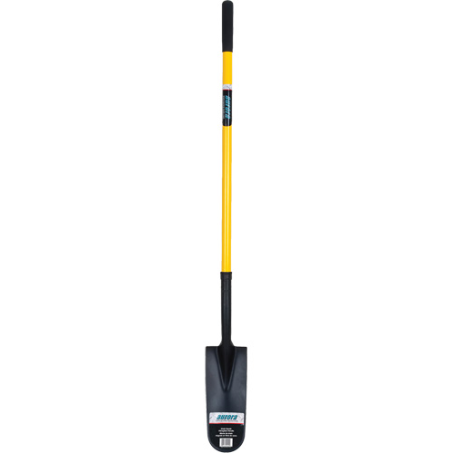 Pelle &agrave; drain, Acier durci, Lame 14" x 6", 46" lo, Manche Droit The Estey Group