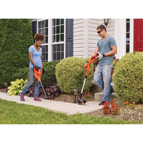 Max* String Trimmer/Edger & Hard Surface Sweeper Combo Kit, 10", Battery Powered, 20 V The Estey Group