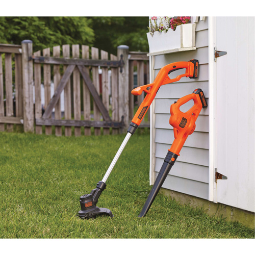Max* String Trimmer/Edger & Hard Surface Sweeper Combo Kit, 10", Battery Powered, 20 V The Estey Group