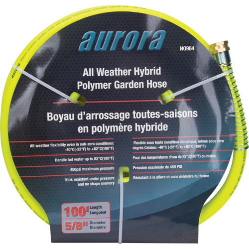 Hybrid Garden Hose, Copolymer, 5/8" dia. x 100' The Estey Group