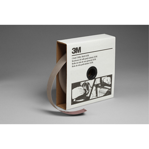 Utility Roll 211K, Aluminum Oxide, 1-1/2" W x 150' L, 220 Grit The Estey Group