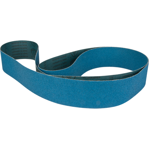 Abrasive Sanding Belt, 4" W x 137" L, Zirconia Alumina, 80 Grit The Estey Group