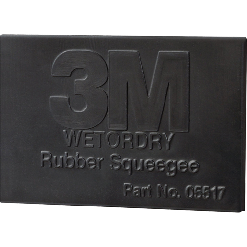 Wetordry Rubber Squeegee, 3", Rubber The Estey Group