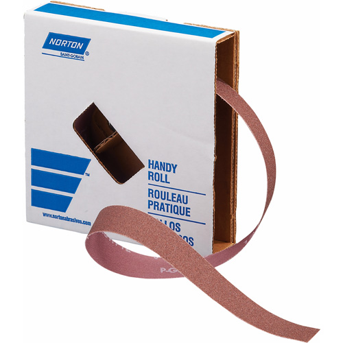 Rouleau de toile abrasive Metalite K225, Oxyde d'aluminium, 1" la x 30' lo, Grain P320-J The Estey Group