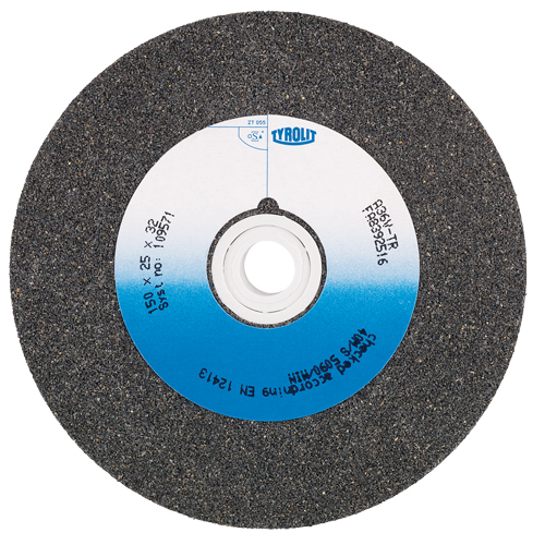 Bench Grinding Wheel, 8" x 1", 1" Arbor, Aluminum Oxide, Type 1 The Estey Group