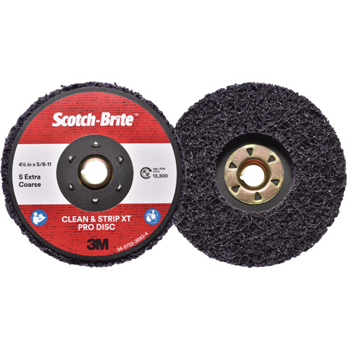 Scotch-Brite Clean & Strip XT Pro Disc, 4-1/2" Dia., Extra Coarse Grit, Silicon Carbide The Estey Group
