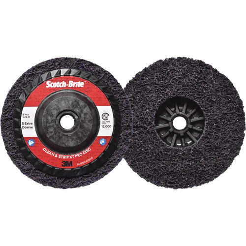 Scotch-Brite Clean & Strip XT Pro Disc, 5" Dia., Extra Coarse Grit, Silicon Carbide The Estey Group