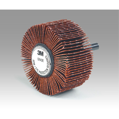 Flap Disc 747D, Aluminum Oxide/Ceramic, 60 Grit, 1" x 1" x 1/4" The Estey Group