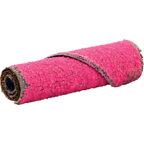 R982 Cartridge Roll, 80 Grit, 3/8" Dia., Ceramic Alumina, 1-1/2" L, 1/8" Arbor The Estey Group