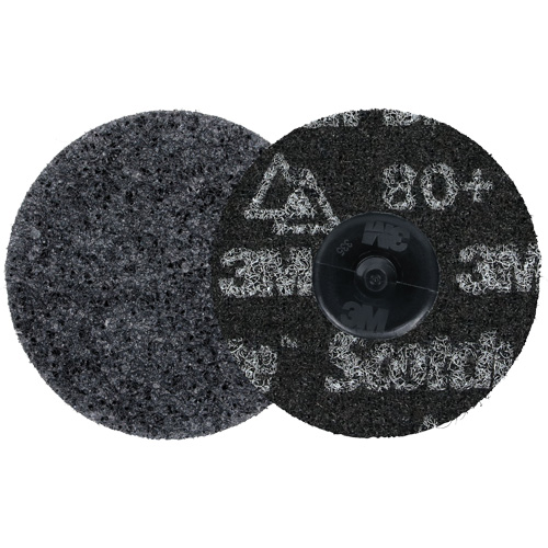 Scotch-Brite Roloc Precision Heavy Duty Surface Conditioning Disc, HD-DR, 3" Dia., 80+ Grit, Ceramic The Estey Group