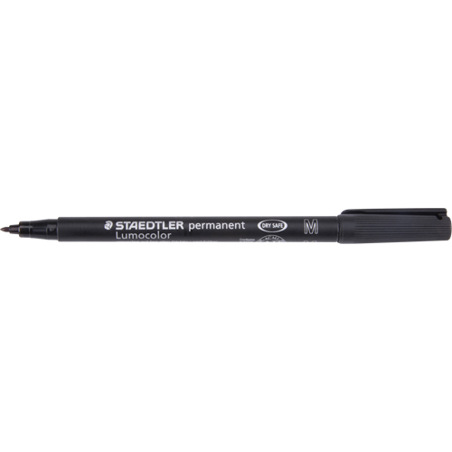 Lumocolor&reg; Permanent Marker, Black, Medium Tip The Estey Group